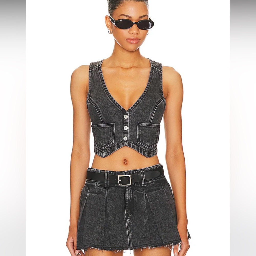 A Brand Jeans Two Piece Set (Sold on Revolve)